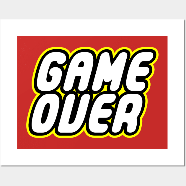 GAME OVER Wall Art by Lazarino